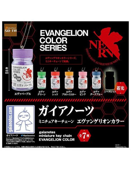 CAPSULA RANDOM / Evangelion Color Series (Llaveros)
