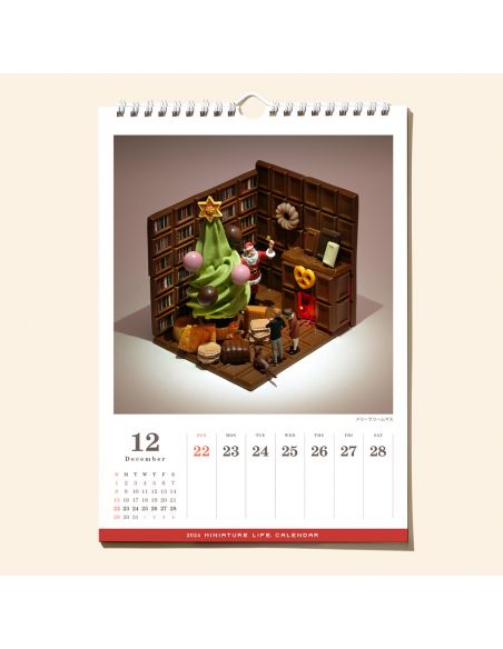 Miniature Life Calendar 2024 (Calendario de Pared)