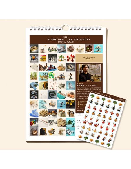 Miniature Life Calendar 2024 (Calendario de Pared)